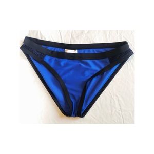 Blue and Black Bikini Bottoms